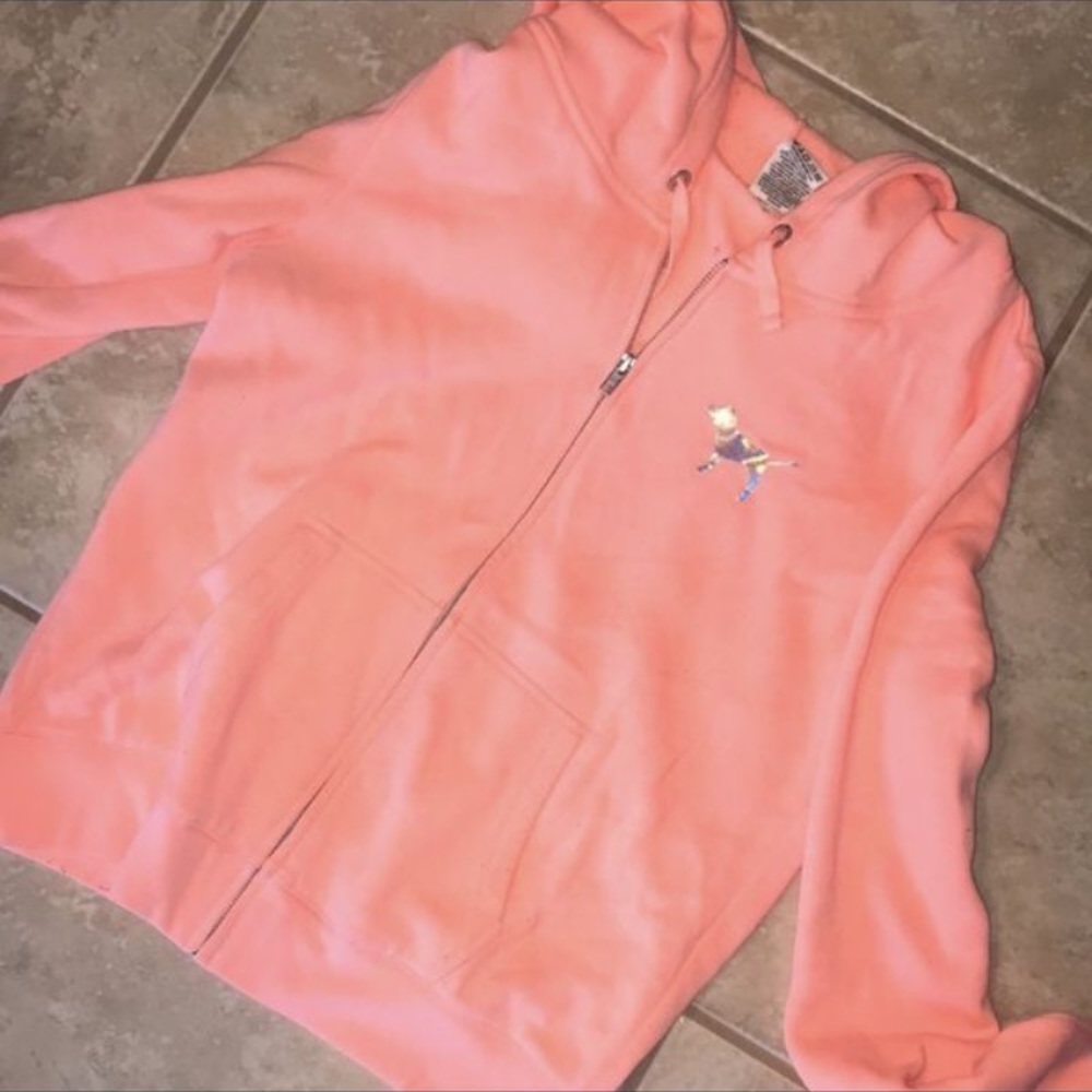 VS pink jacket